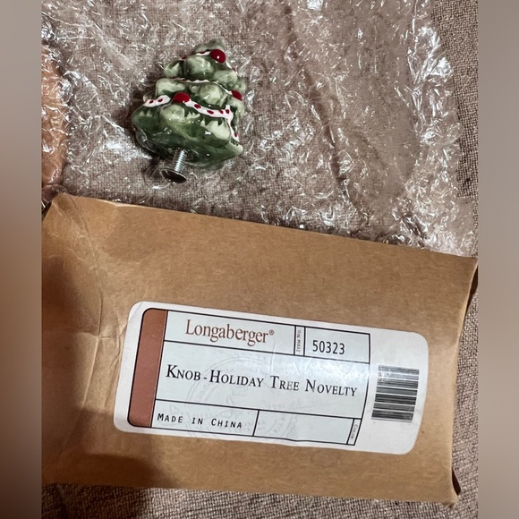 Longaberger 2007 Sweets Treats Red Basket Combo with Extra Christmas Knob, EUC - Picture 15 of 15